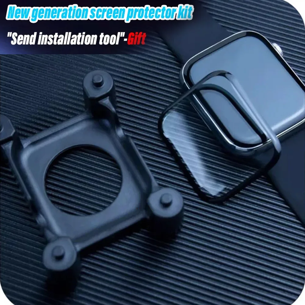 Screen Protector Install the artifact For Apple Watch Series 10 9-8-7-6 5 Se ultra-2 49mm 41 45mm 40 44mm (Not Tempered Glass)