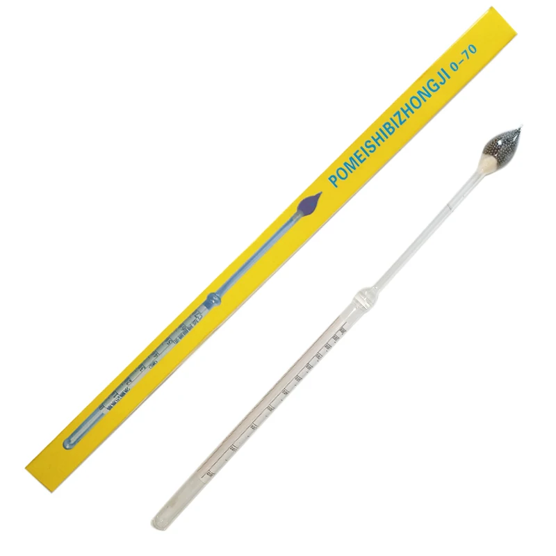 Hydrometer Density Meter Baume Meter Cool Leather Flour Concentration Meter Lime Sulfur Mud Glass Hydrometer