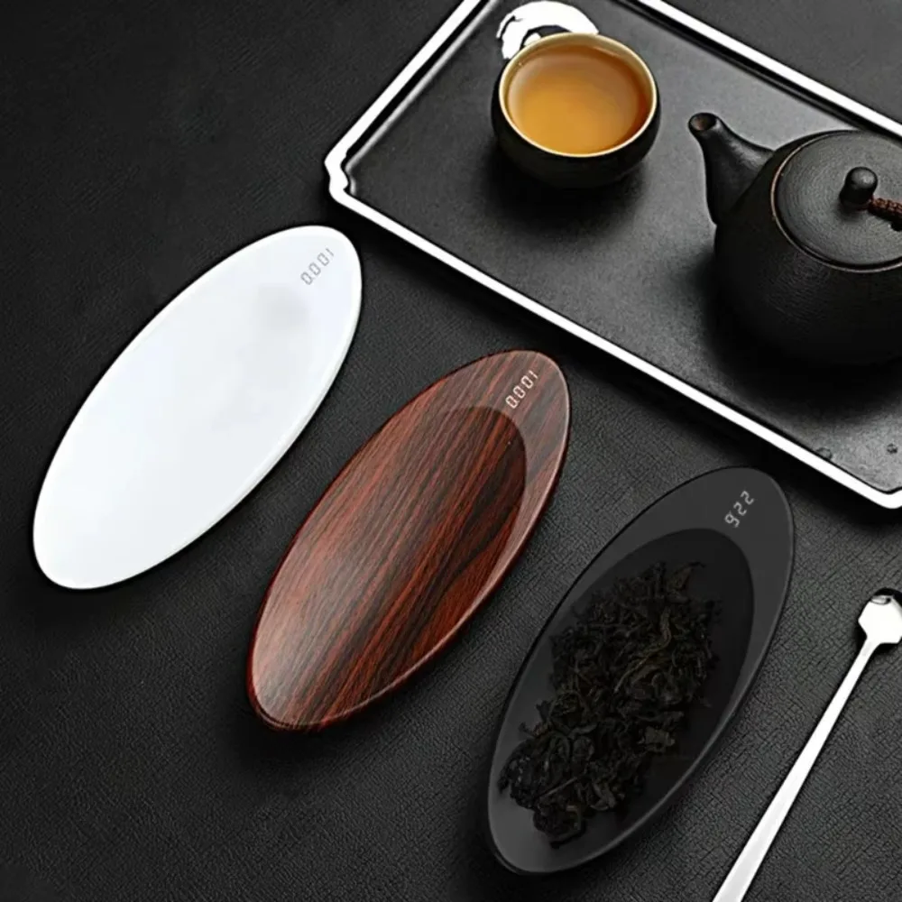 

Tea Weighing Tool Digital Pocket Mini Scale Electronic Oval Tea Scale 200g / 0.1g High Accuracy Kitchen Scale Condiments