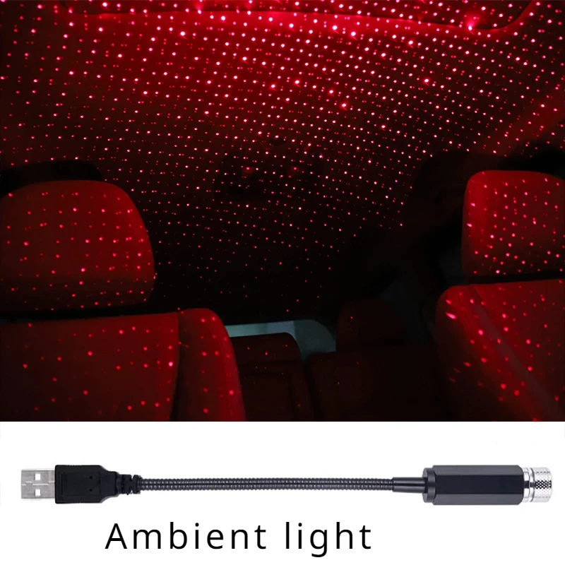 

Star light usb Star bedroom car interior decorative light Room atmosphere light romantic atmosphere light