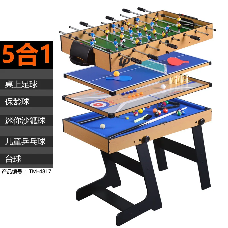 

Foldable Leg Baby Foot Game 4FT Soccer Table Cheap Foosball Football Table for Sale 5 in 1 Folding Multifunction