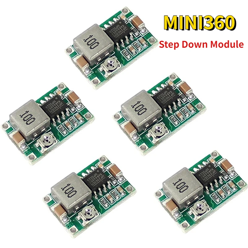 5/10PCS RC Airplane Module Mini360 DC-DC Buck Converter Step Down Module 4.75V-23V To 1V-17V Mini-360 Ultra-small Supply Module