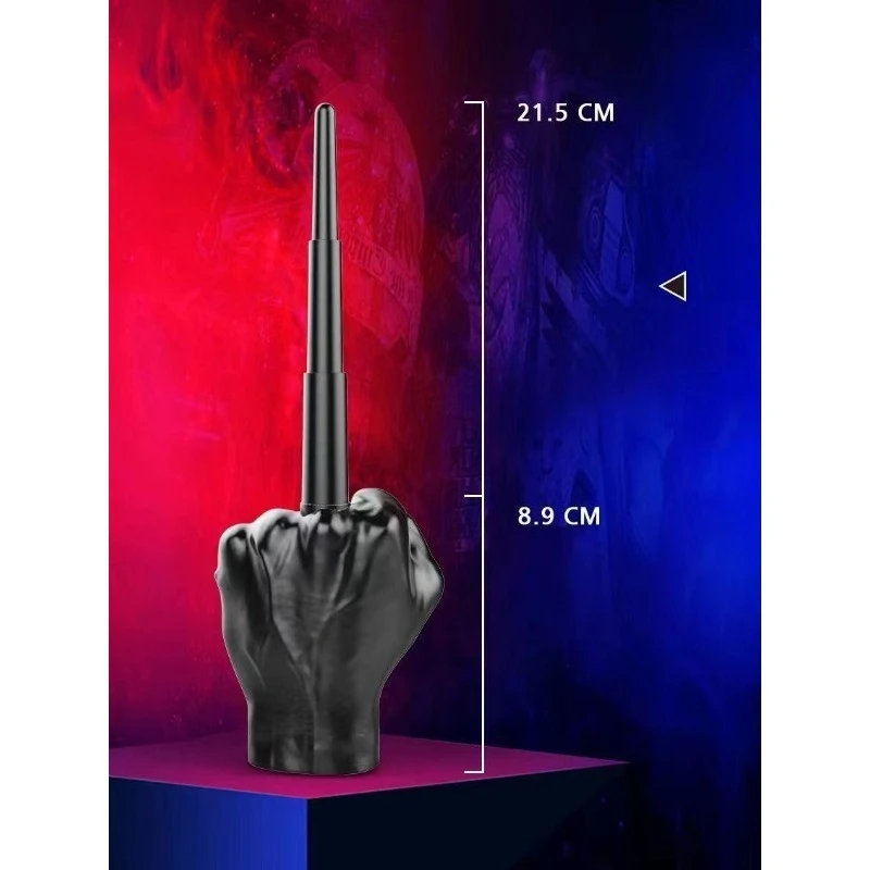 توهج الظلام للتمديد الاصبع الوسطى المزحة لعبة مضحك الملاكمة قبضة الجدة الكمامة هدية الكبار الأصدقاء نكتة حفلة متعة الإجهاد الإغاثة #2