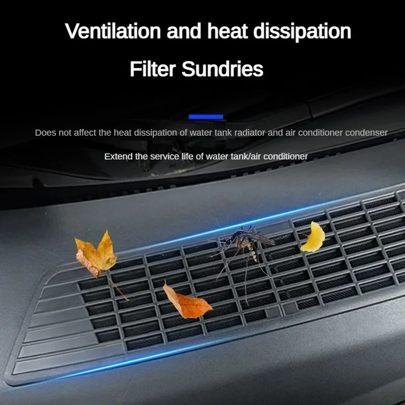 for Tesla Model 3 Highland 2024 Accessories Front Trunk Air Vent Intake Grille Filter Net Anti-insect Air inlet Protector Cover