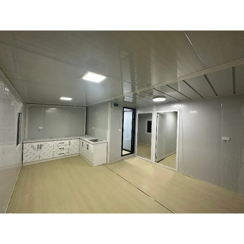 Wholesale Modern High Quality Prefabricated Modular Glass House Fast Install Tiny Container Home Steel Wall Contemporary Prefab