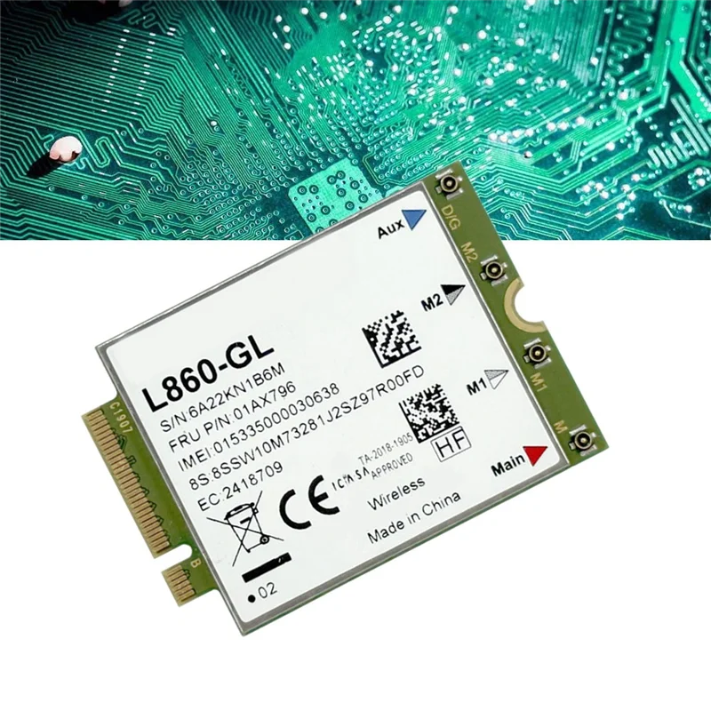 

Модуль AT82-4G для Lenovo Thinkpad X1 7th 8th X1 Yoga 4th T490 T14 P14s T14s X13 P15s T15g L860-GL WWAN Card 01AX796