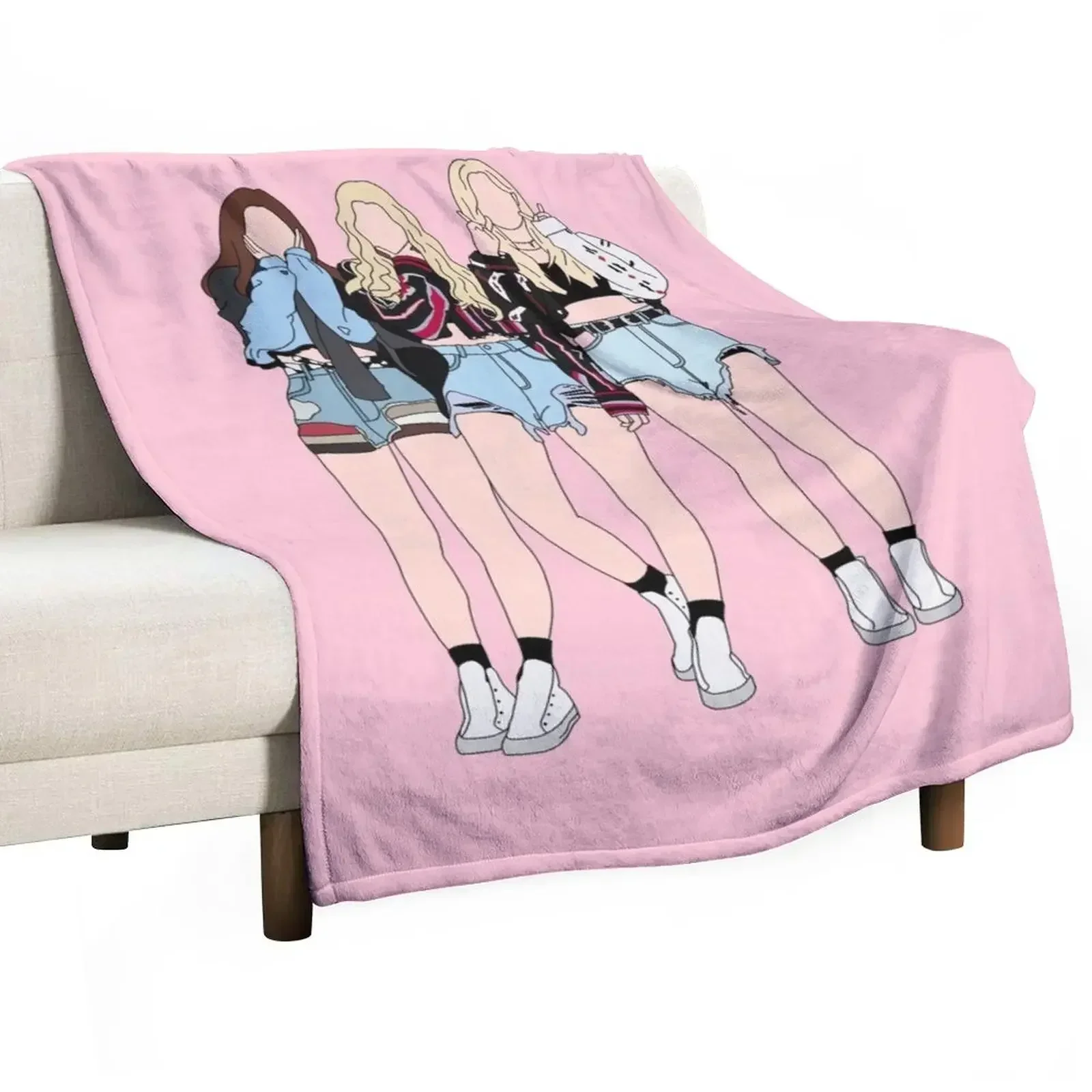 LOONA ODD EYE CIRCLE GIRL FRONT Throw Blanket Sleeping Bag Soft Plaid Thermal valentine gift ideas Luxury Thicken Blankets