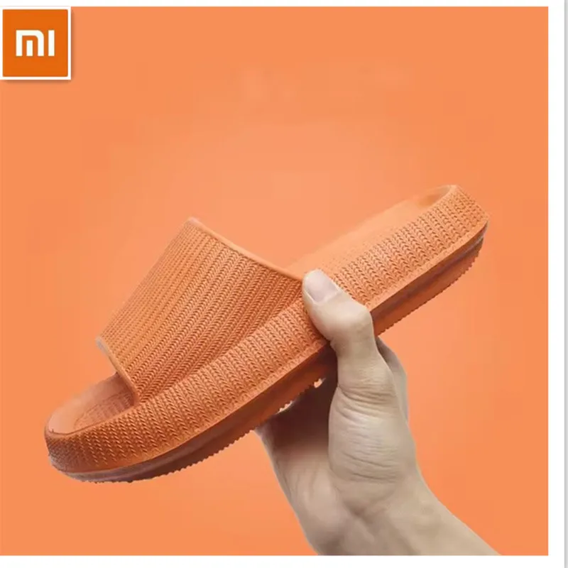 Xiaomi Youpin Thick Platform Women Bathroom Home Slippers Cloud Slippers Soft Sole EVA Indoor Slides Sandals Summer Non-slip Mi