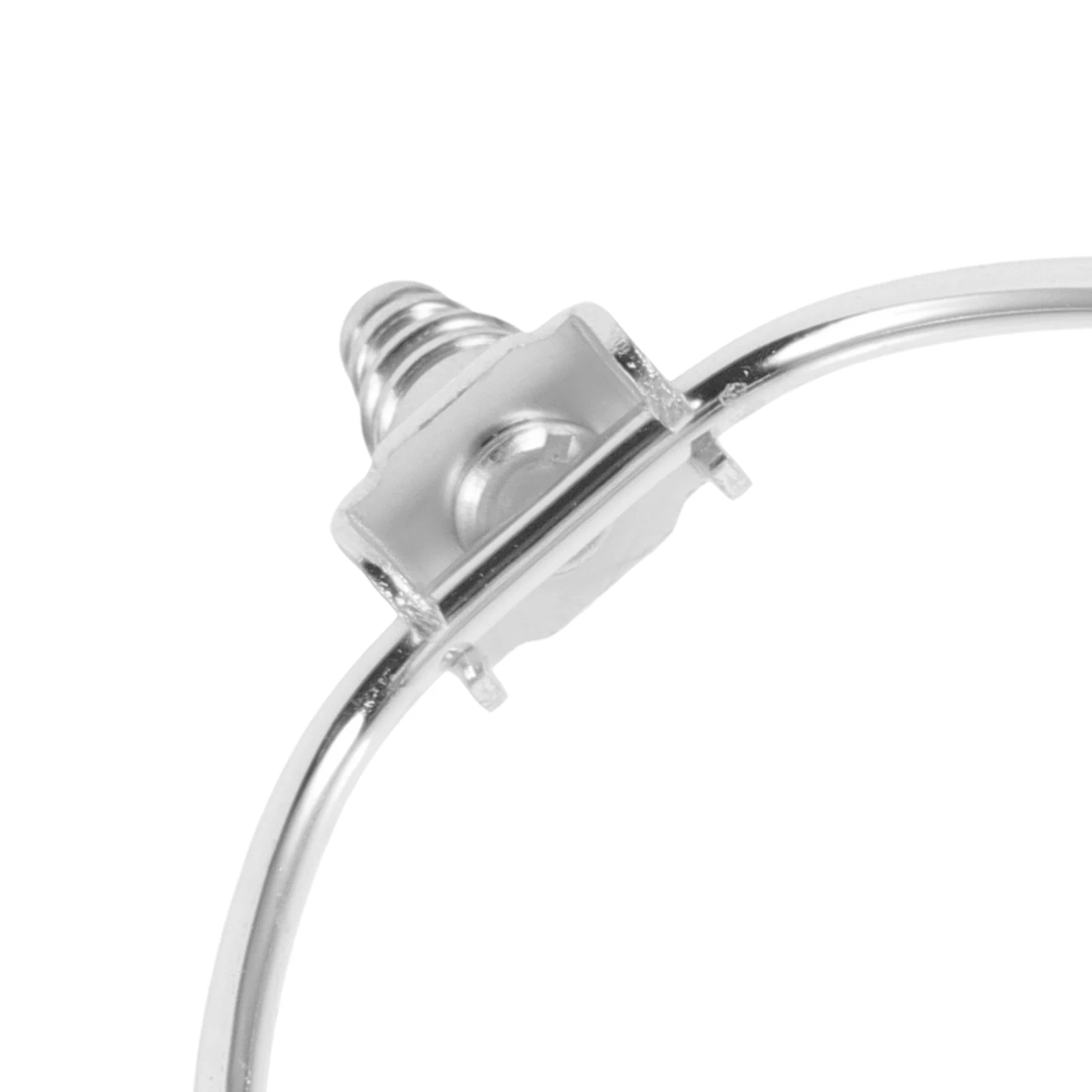 

8 Inch Lamp Harp Shade Holder Bracket for Table Floor Lamp Repair E26 Silver Crystal Lighting Accessories DIY Home Decor Stable