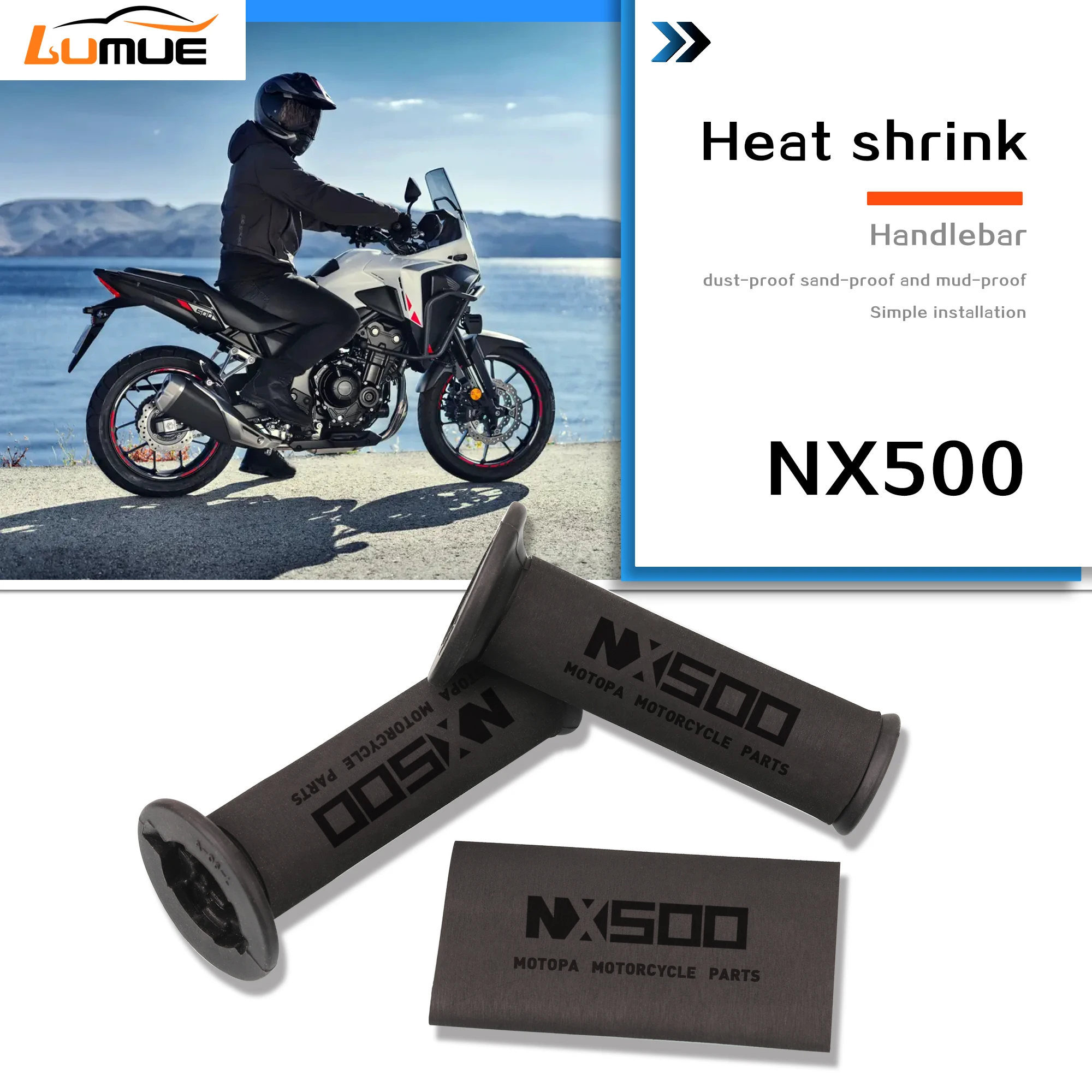 

Motorcycle Honda NEW NX500 NX 500 Heat Shrink Handlebar Grips Brake Cover For Honda NX500 NEW NX 500 2023 2024