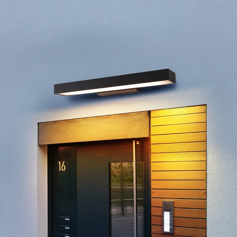 

Modern outdoor waterproof door lamp super bright stainless wall lamp villa