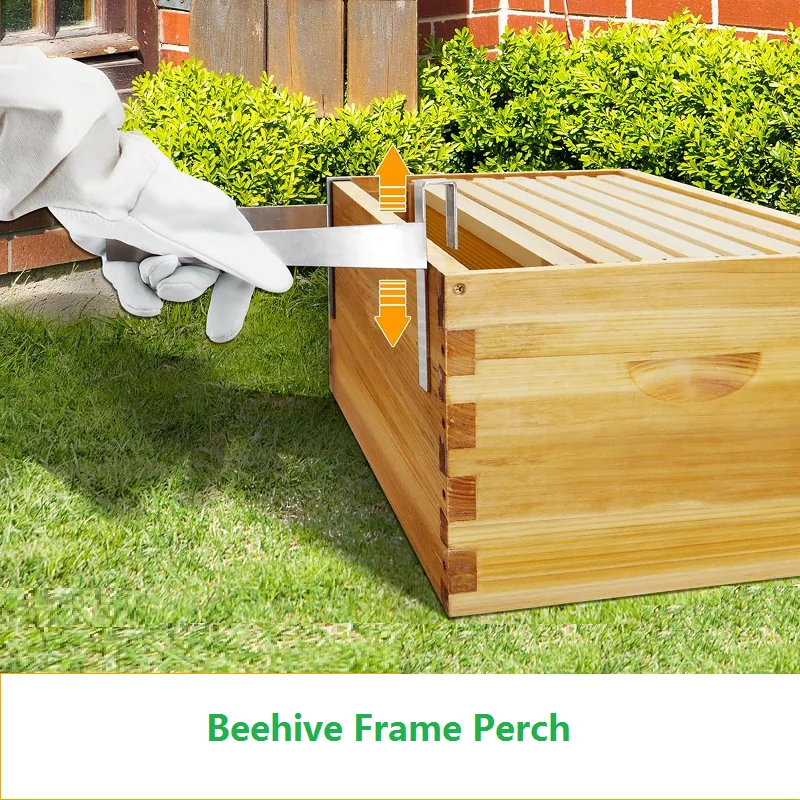 

1 Pair Beehive Frame Holder Beehive Frame Perch Stand Support Bracket Rack Bee Hive Frame Grip Bee Hive Perch Side Mount Tools