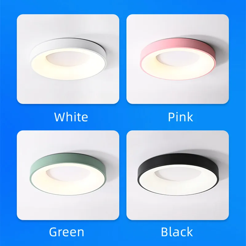 AC180-265V Ultra-thin Led Ceiling Light Modern Surface Mounted Ceiling Lamp For Living Room Brightness Panel Light