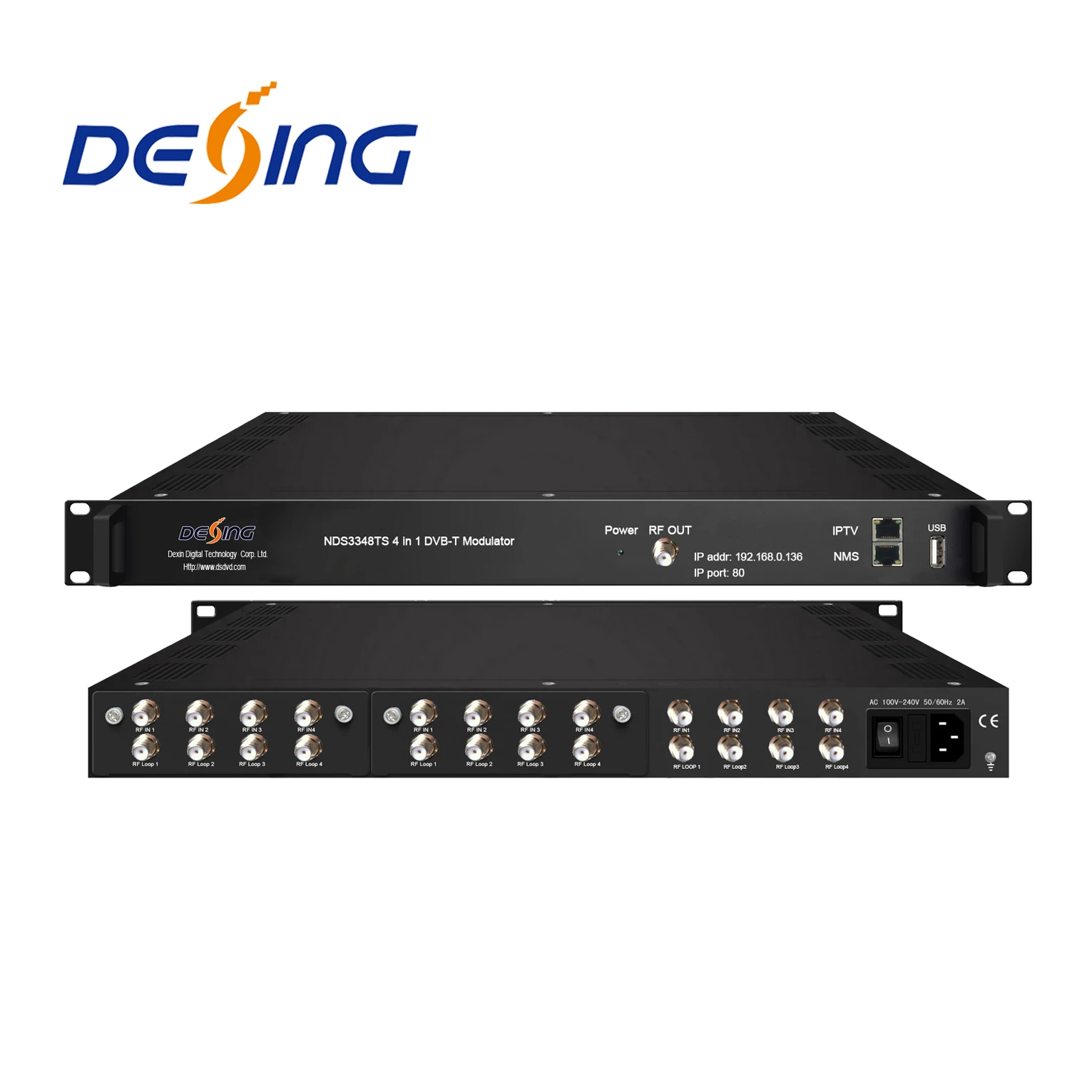 Satellite TV Receiver Modulator
