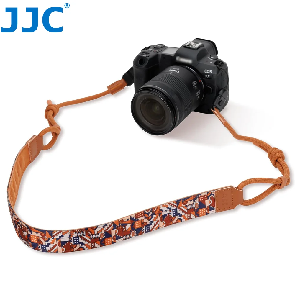 

Ремешок для фотоаппарата JJC в ретро-стиле с быстрым креплением и регулируемым плечевым ремнем для Canon, Sony, Nikon, Fujifilm, Fuji DSLR