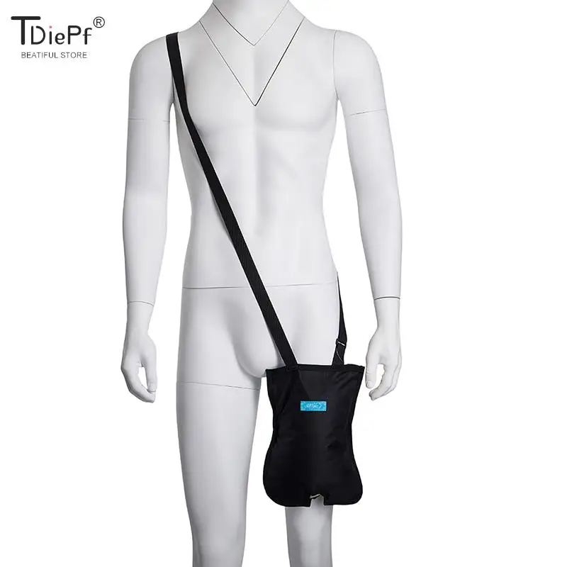 1000/1500ML Catheter Bag Cover Urine Drainage Bag Cover with Shoulder Leg Strap Catheter Abdominal Drain Bag Holder