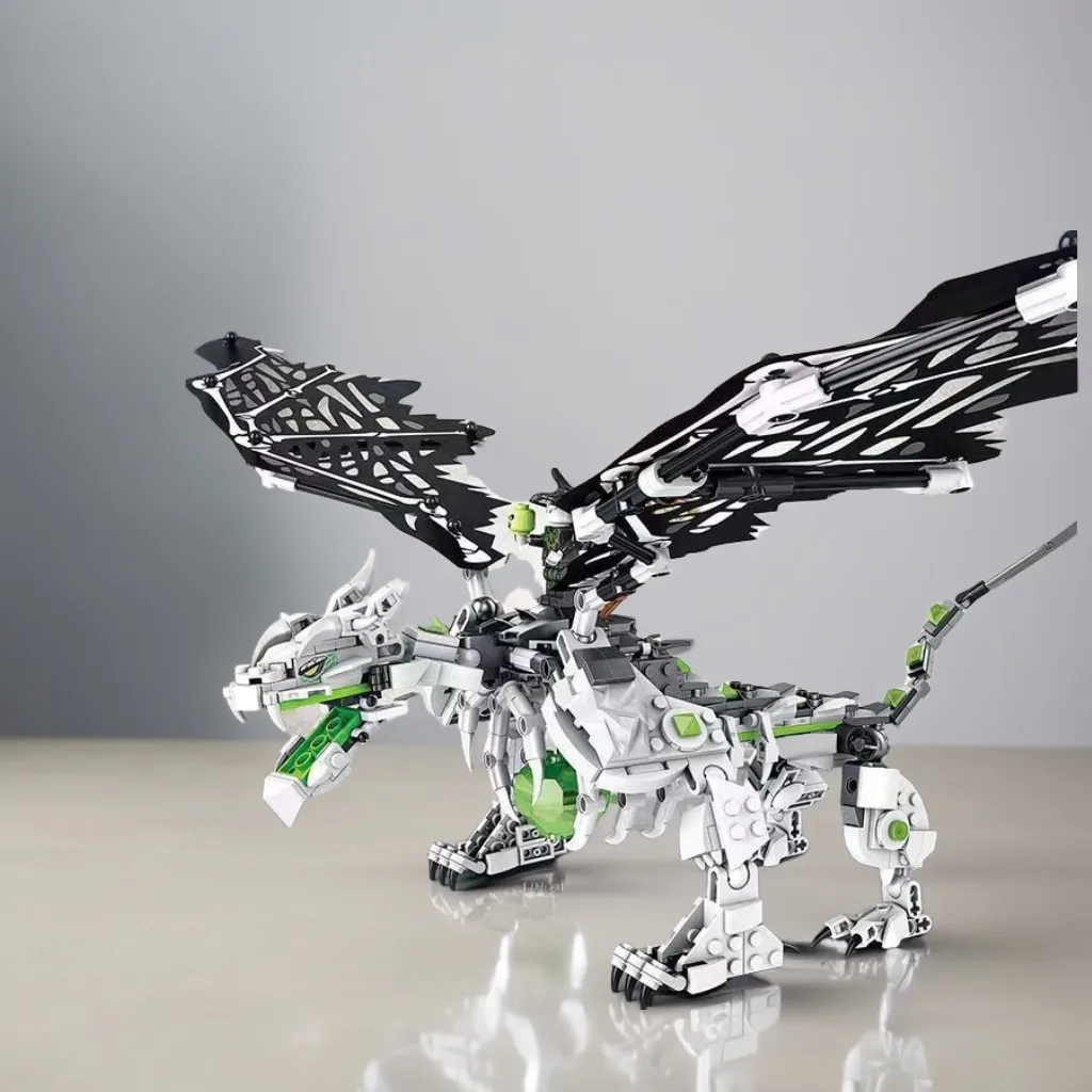 Nowy Model 2026 / Zestaw Klocków Czarodziejski Smok, 767 Elementów, Kompatybilny Zabawka Konstrukcyjna dla Chłopców, Prezent na Boże Narodzenie i Nowy Rok