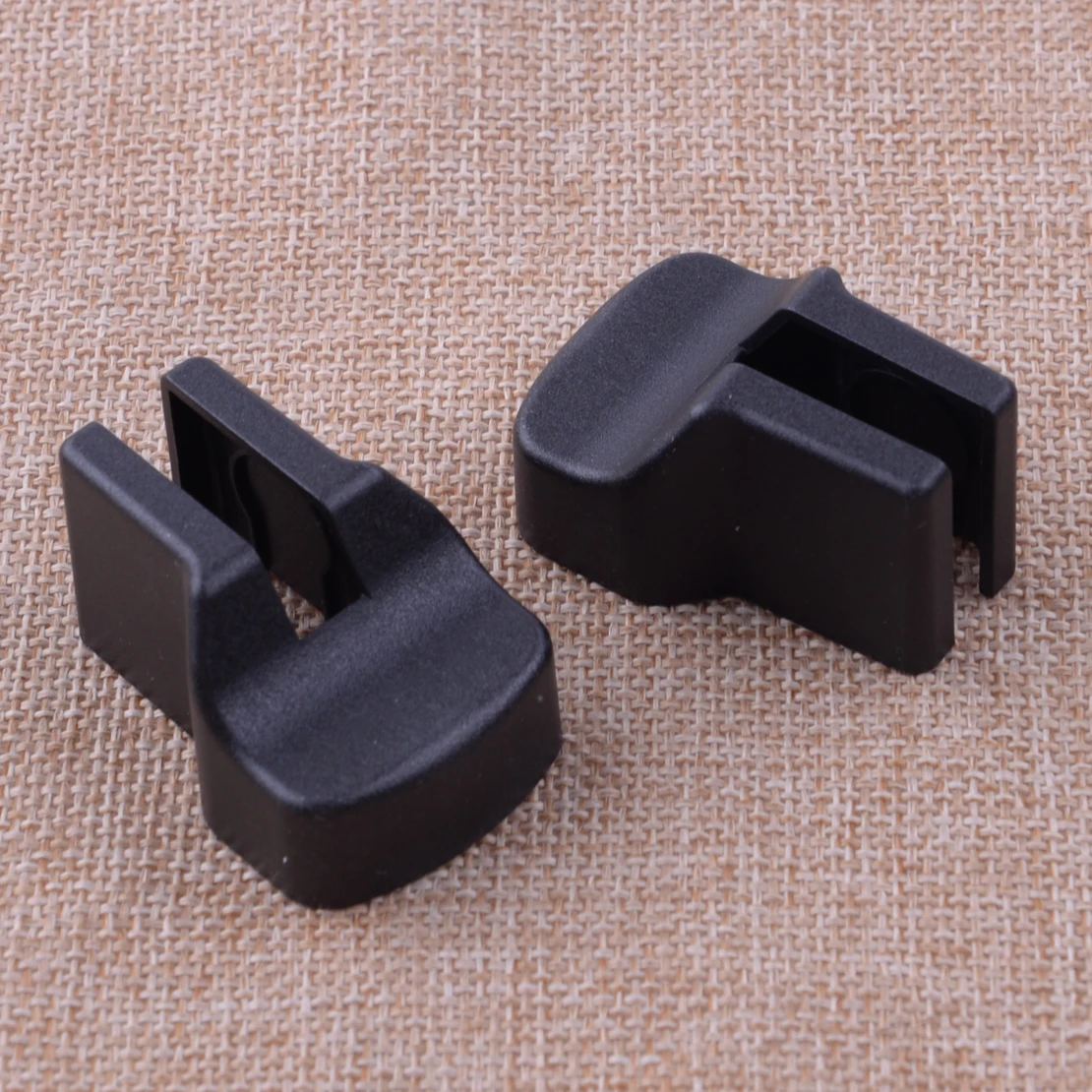CITALL 1 Pair Black ABS Plastic Car Door Check Arm Cover Trim Fit For Ford Mustang 2015 2016 2017 2018 Accessories