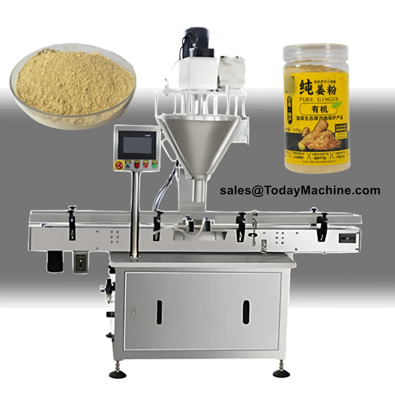 Automatic Whey Milk Sugar Powder Cans Auger Filling Machine