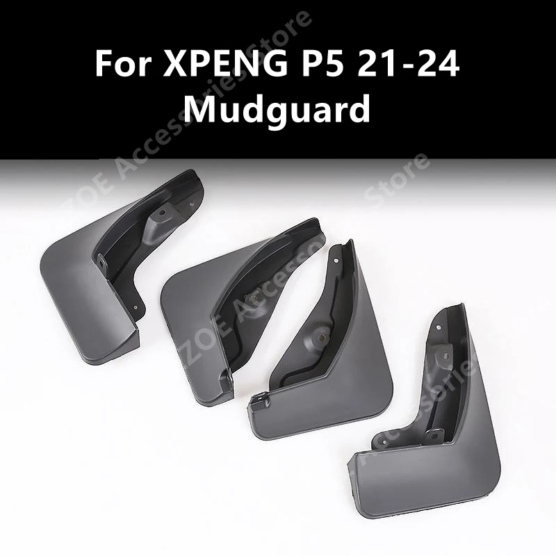 For XPENG P5 21-24 Mudguard,Items For Sand And Stone Blocking Car Exterior Modification Protection Accessories Refit