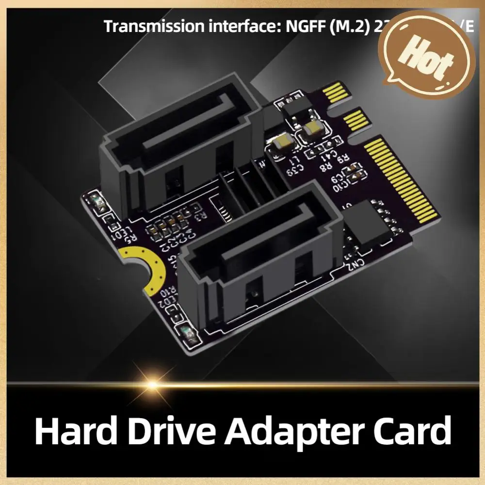 M2 To SATA3.0 Adapter Card PCI-E3.0 KEY A + E WIFI M.2 To SATA JMB582 Chip for PC Servers Consumer Electronics/Storage Device