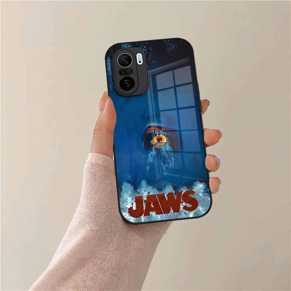 J-JAWS Movie Phone Case Tempered Glass For Xiaomi 17 15 14 12 Lite Pro 13 11t POCO M6 M5 X6 F6 Pro Cover view 6