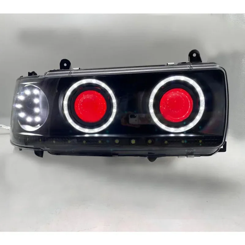 

Ксеноновая фара в сборе для Toyota Land Cruiser 4500 FJ80 LC80, светодиодная модифицированная фара с ангельским глазом, 2 шт.