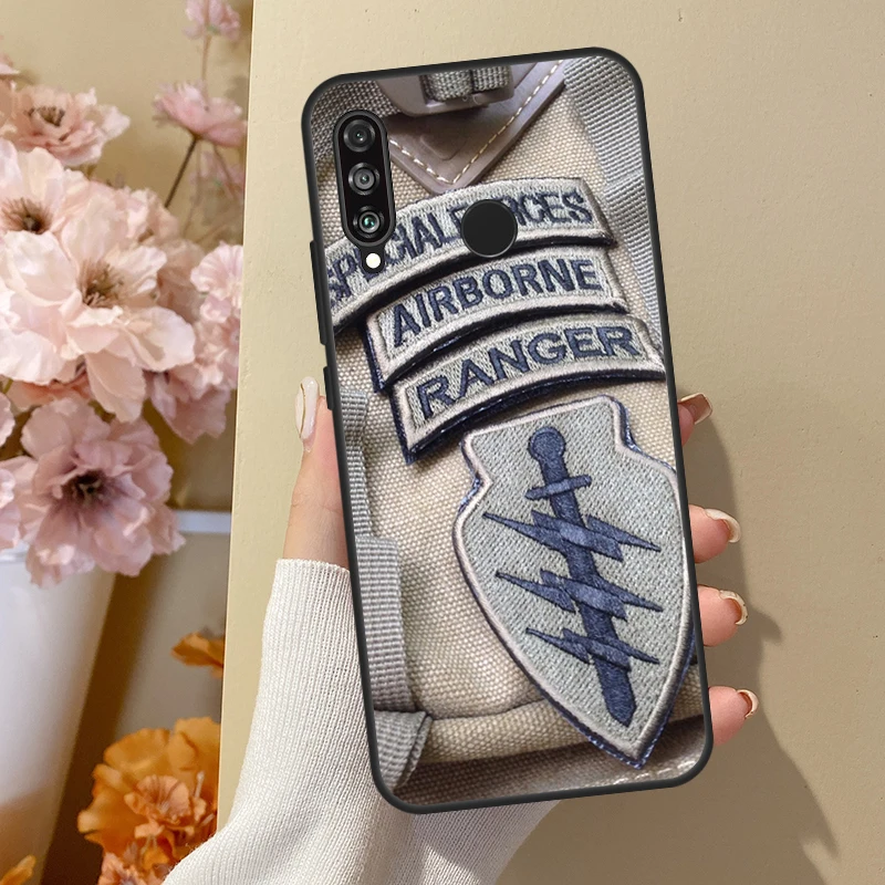 Special Forces Airborne Cover For Huawei P30 Lite P40 P20 P50 Pro Nova 5T P Smart 2019 Case For Honor 50 10i 8X