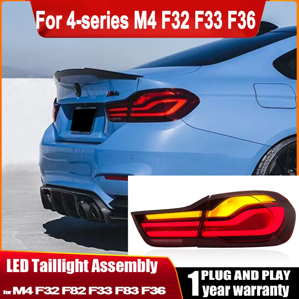 

2pcs Taillight Assembly For 4-series M4 F32 F82 F33 F83 F36 LED Running Light Sequential Turn Signal 418 420 430 LED Taillamp