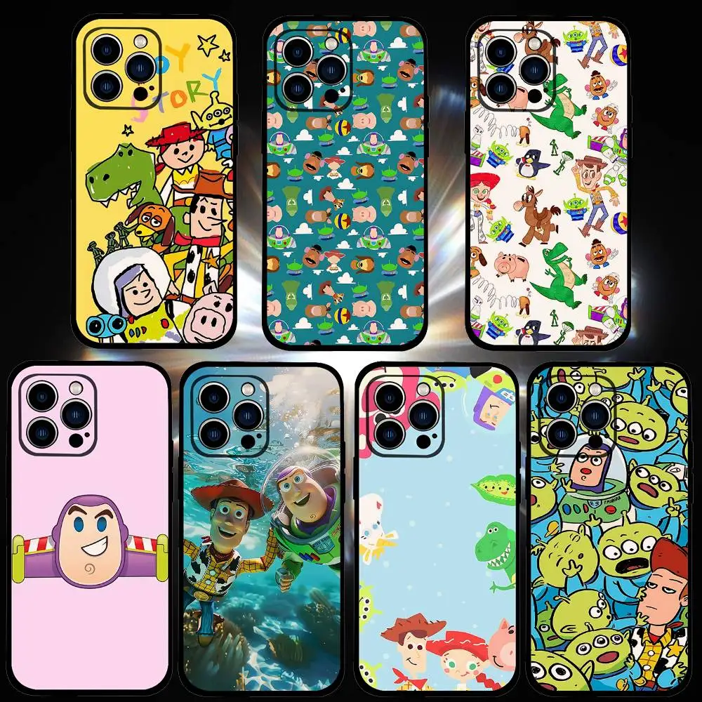 Klassische Anime T-Toys-S-Storys Handyhülle für iPhone 17/16/15/13/14 Pro Max/ 11Plus/X/Xr/Xs Max/12mini