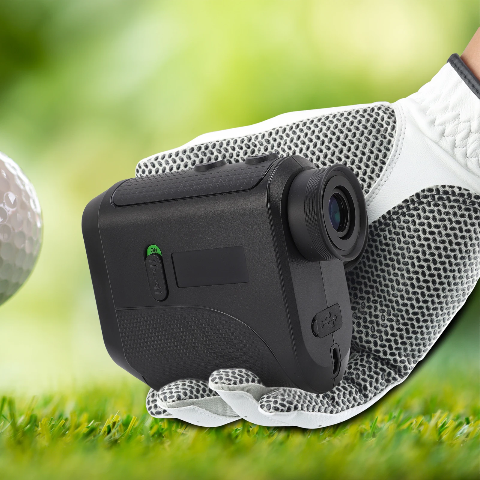 

Дальномер для гольфа, перезаряжаемый лазерный дальномер, водонепроницаемое 6,5-кратное увеличение, виброоповещение, магнитное крепление для стрельбы из лука в гольфе