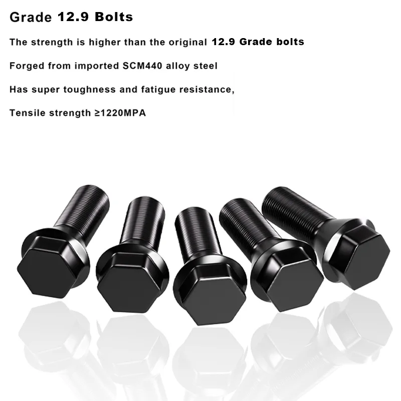BMW 3 시리즈 E36 E46 E90 E91 E92 E93 PCD 5x120 72.6 M12X1.5 단조 알루미늄 블랙 휠 스페이서 허브 어댑터 1개 썸네일 4