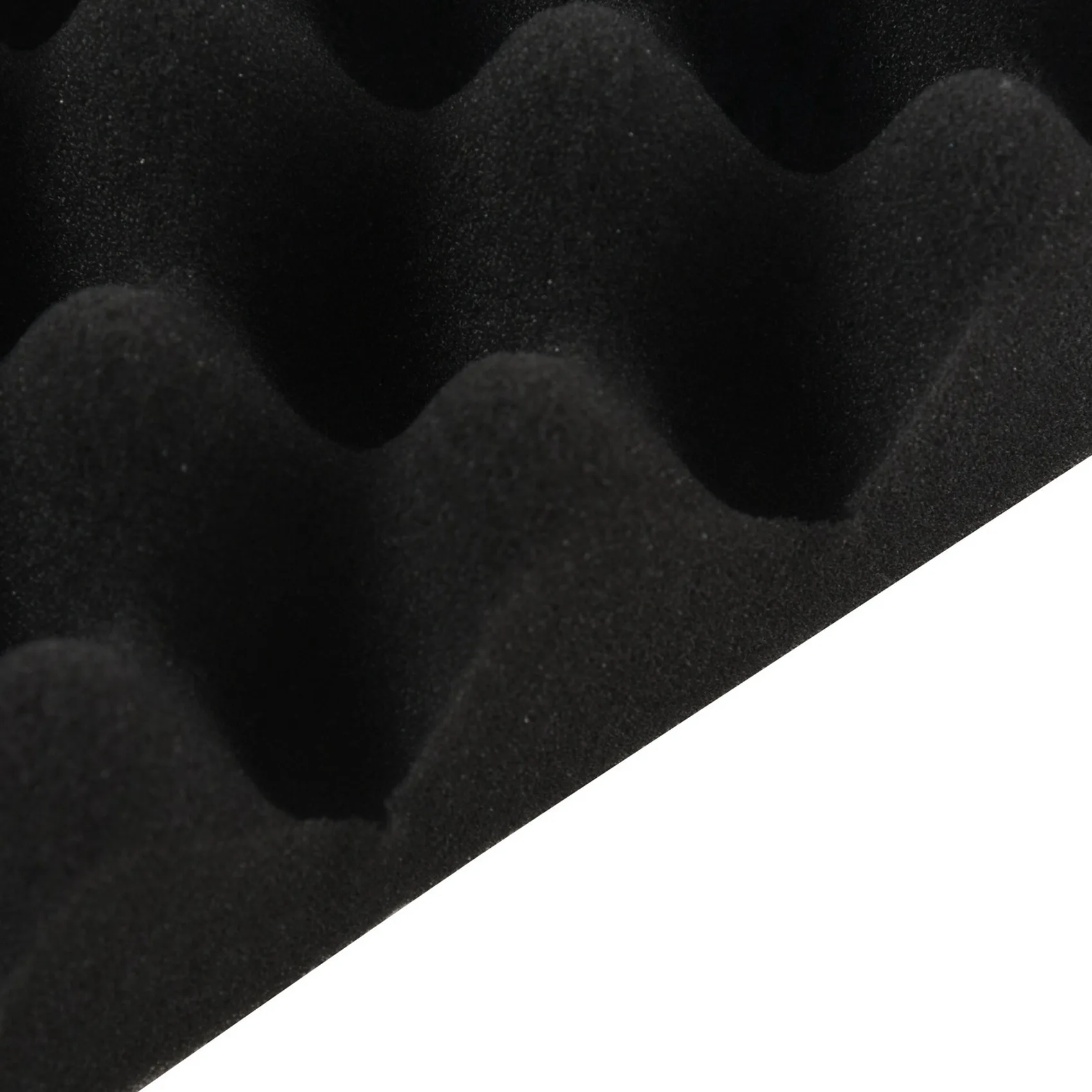 

-A12R 2X 25X25X5CM Sound Insulation Foam Egg Crate Studio Acoustic Foam Sound Insulation Treatment Egg Profile Wedge