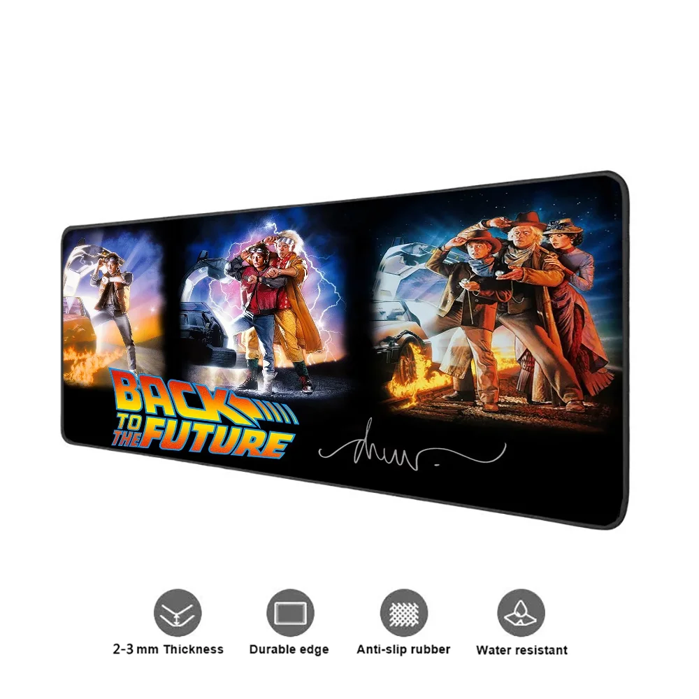 Anime Xxl Mouse Pad for Computer Mouse Back To The Future Mousepad Gamer Keyboard Long Pad Offices Accessories Computer Desk Mat