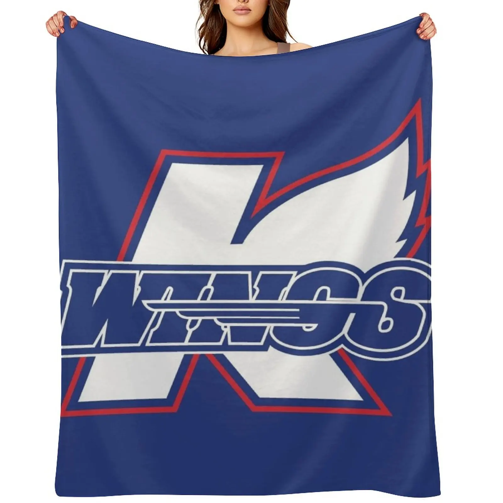 

Kalamazoo Wings, Merch Throw Blanket bed plaid Thermal Camping Warm Blankets