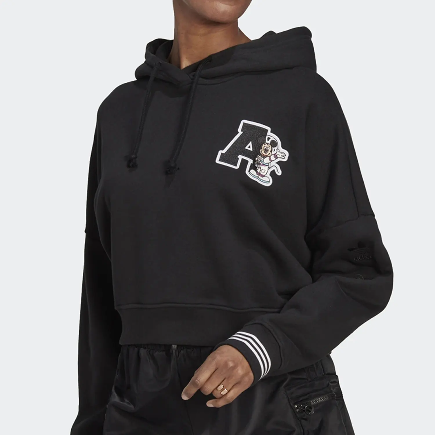 Adidas genuine clover new women's sports hooded printed sweatshirt HL9054