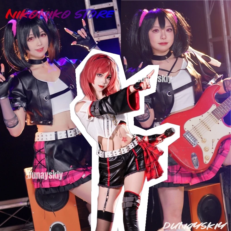 

Nico Yazawa Cosplay Anime Loveee Live ! Costume Gothic Lolita Skirt Women's Dresses Princess Dresses Anime Outfit Wig Prop Suit