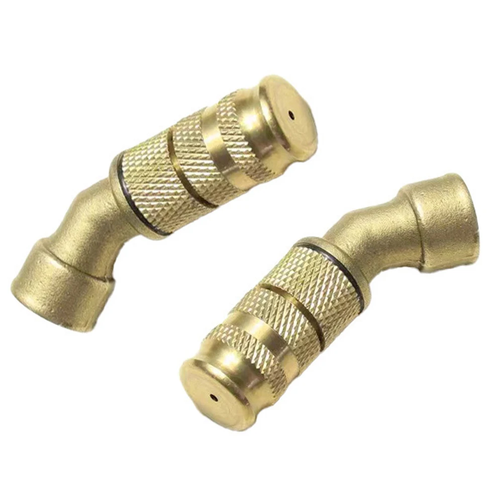 Set of 2 Robust Brass Atomizer Nozzles Featuring Adjustable Designs Suitable for Different Outdoor Watering Tasks