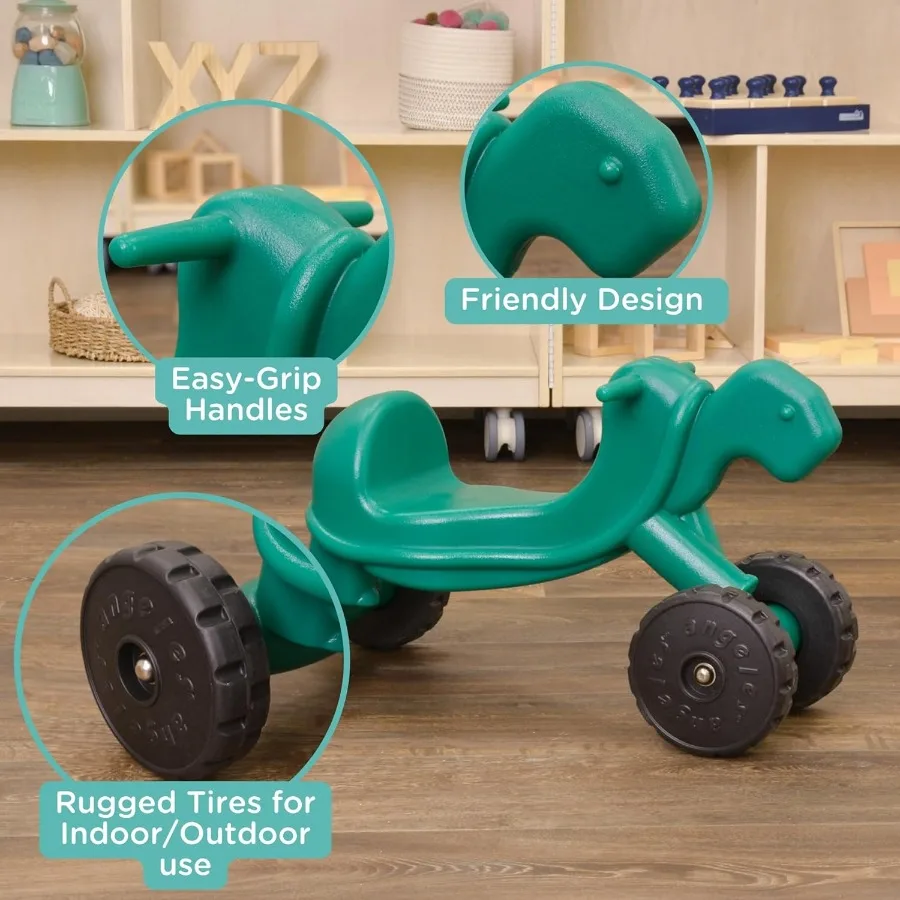 Ride On Tortoise Scooter, Kleinkind-Roller für Jungen/Mädchen, Baby-Reitspielzeug, Indoor- oder Outdoor-Spielgeräte für Kindertagesstätten, Klassenzimmer