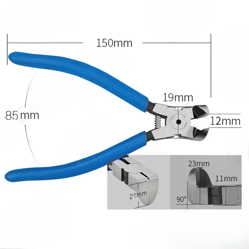 Guitar Fret Cutting Pliers Thin Mouth Strong Flat Nose Pliers Replacement Fret Repair Installation Tool Pliers