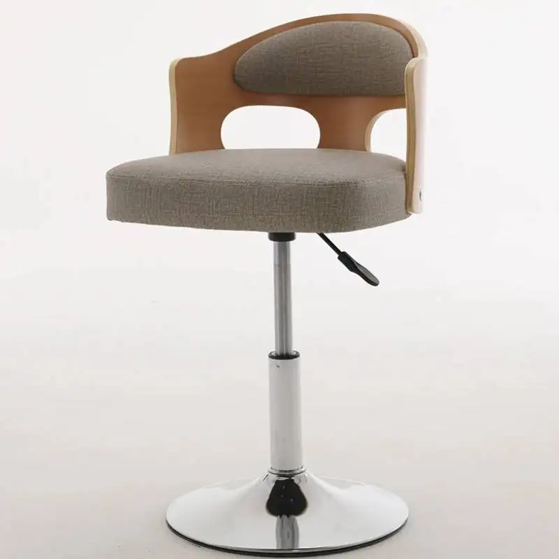 

High Nordic Modern Bar Chair Design Style Adjustable Comfortable Accent Bar Chair Minimalist Chaises Salle Manger Home Furniture