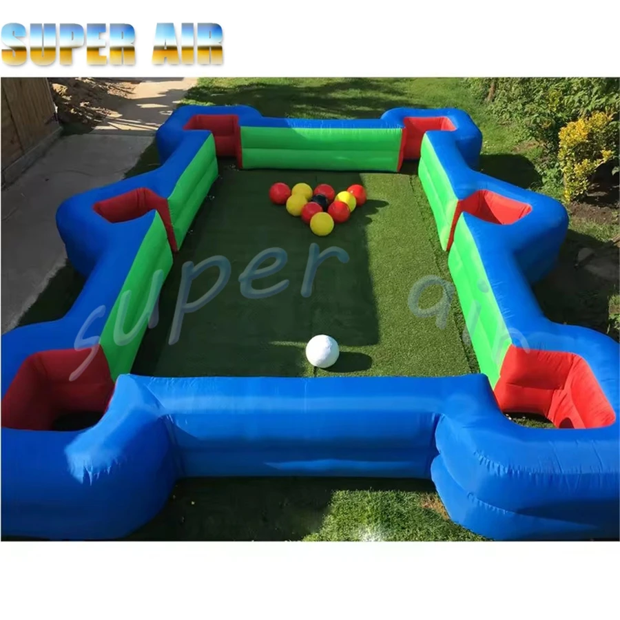 Grand souffleur de table de footpool de jeu interratif de football de snooker gonflable Commercial pour l'événement de football