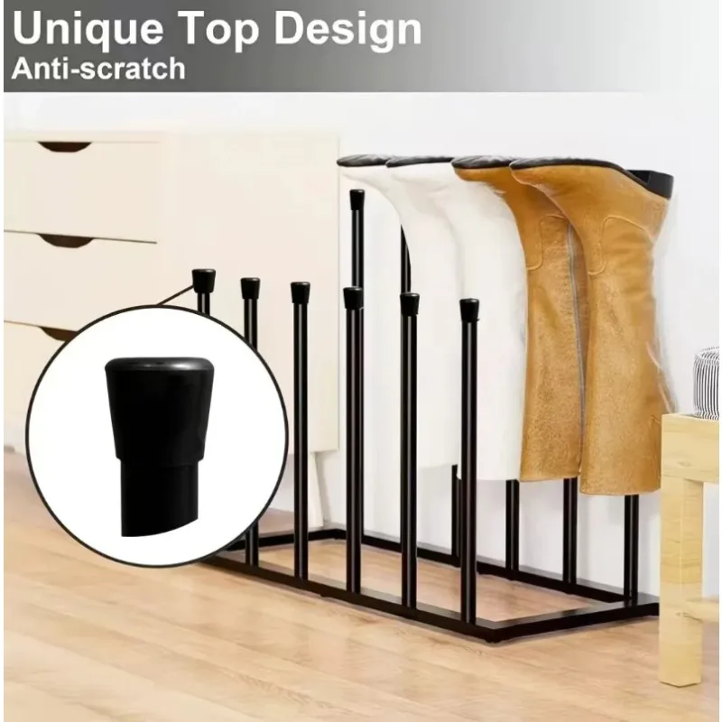 

Shoe Storage Mudroom Shoe Storage Compact Multifunctional Vertical Metal Boot Rack Free Standing Shoes Organizer for Dorm Room