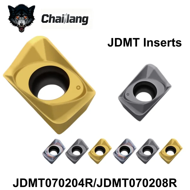 CNC JDMT Turning Blades JDMT07 CNC Milling Blades JDMT0702 JDMT070204R JDMT070208R Milling Inserts for ASM07R ESE Milling Cutter