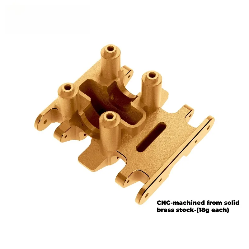 For 1/30 RC Car Brass Center Gearbox Bottom Plate 18g