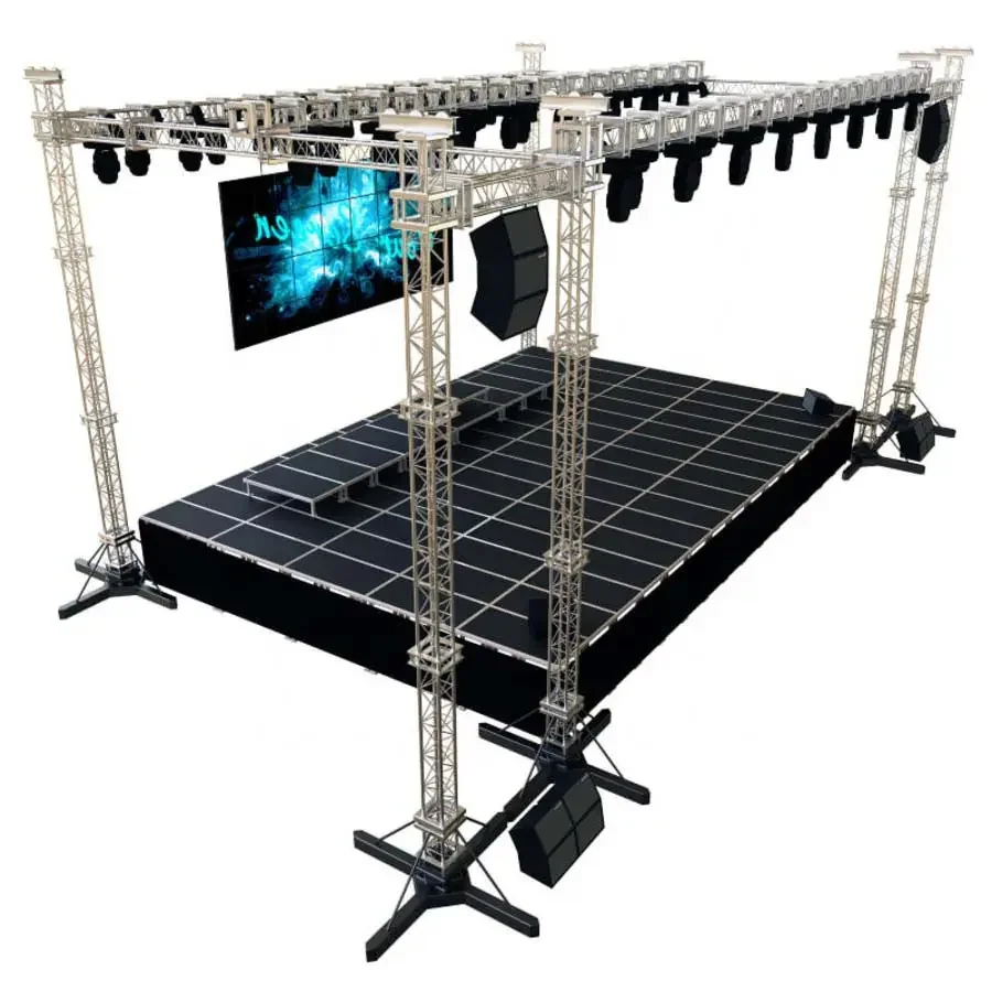 Grace aluminum stage truss mobile DJ portable lighting bracket truss display