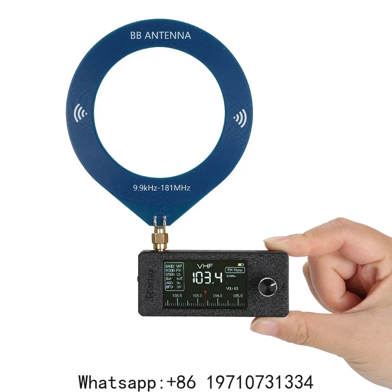 Updated Version ATS-mini V2 0.5-108MHz SI4732 Mini Radio Pocket SSB Radio with 2pcs Antenna FM/AM All Band ESP32 Radio Receiver