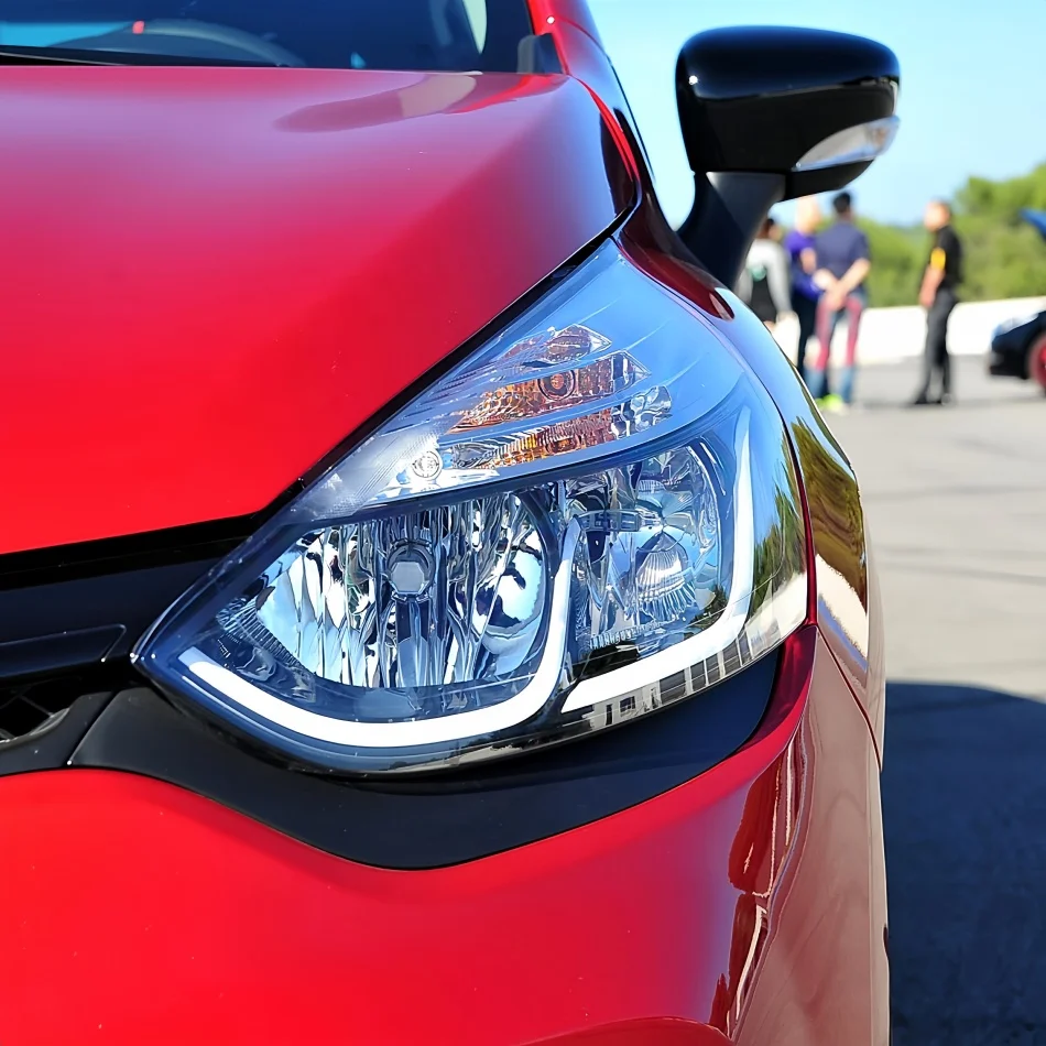 

Для Renault Clio 2013-2018: Прозрачный колпак/крышка фары, защитный кожух, линза для фары, аксессуар для автомобиля