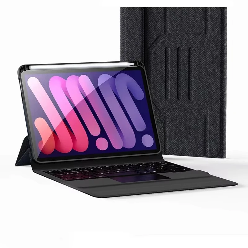 

Customizable Factory Detachable Wireless Keyboard Case for Apple iPad Mini 8.3 Inch Made of Leather