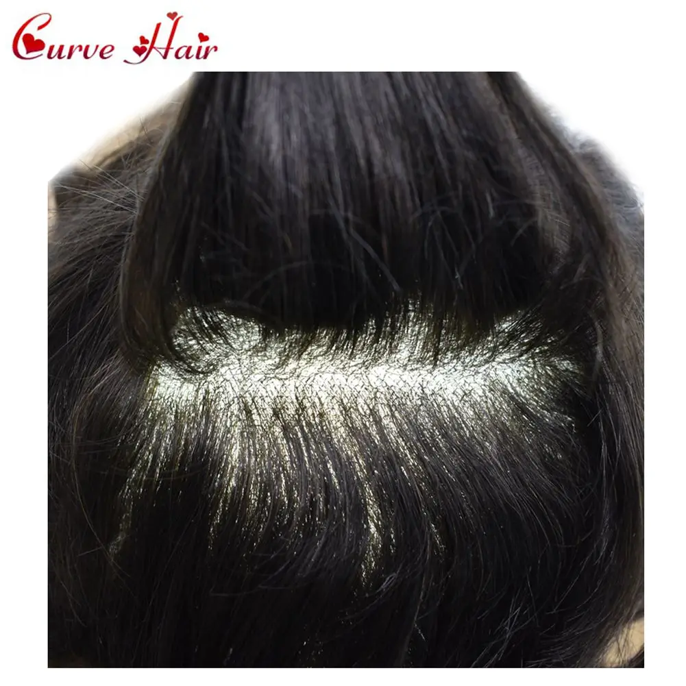 Lace Front Toupee For Men Hairpieces Human Hair Replacement System Mens Toupee Man Hair Unit Natural Black Mono Lace Wigs